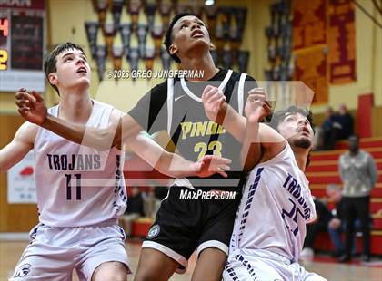 Thumbnail 3 in Pinole Valley vs. Petaluma (Rose City Tournament @Cardinal Newman) photogallery.