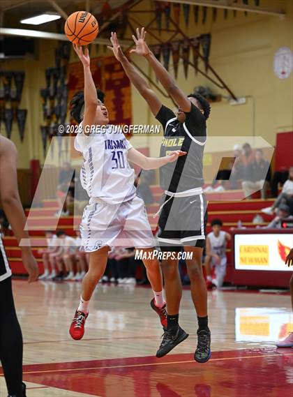Thumbnail 2 in Pinole Valley vs. Petaluma (Rose City Tournament @Cardinal Newman) photogallery.