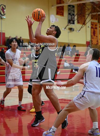 Thumbnail 3 in Pinole Valley vs. Petaluma (Rose City Tournament @Cardinal Newman) photogallery.