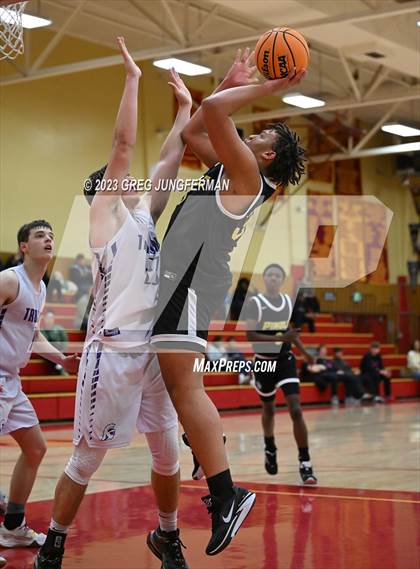 Thumbnail 3 in Pinole Valley vs. Petaluma (Rose City Tournament @Cardinal Newman) photogallery.