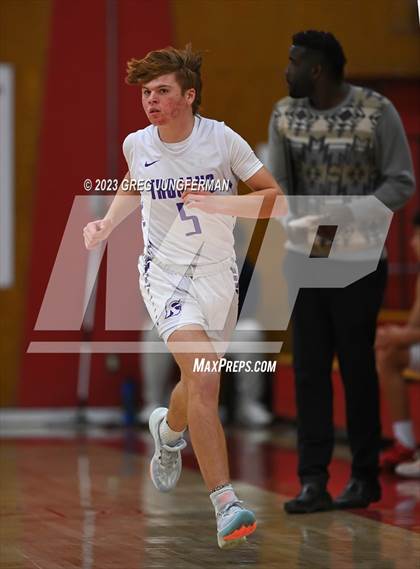 Thumbnail 3 in Pinole Valley vs. Petaluma (Rose City Tournament @Cardinal Newman) photogallery.
