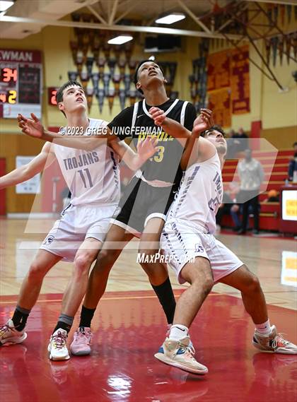 Thumbnail 1 in Pinole Valley vs. Petaluma (Rose City Tournament @Cardinal Newman) photogallery.