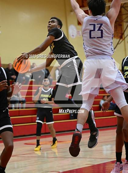 Thumbnail 3 in Pinole Valley vs. Petaluma (Rose City Tournament @Cardinal Newman) photogallery.
