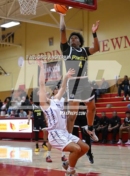 Thumbnail 3 in Pinole Valley vs. Petaluma (Rose City Tournament @Cardinal Newman) photogallery.