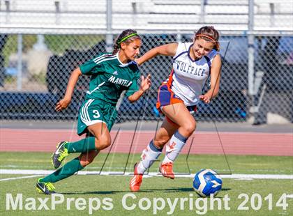 Thumbnail 3 in Cosumnes Oaks vs Manteca (CIF D3 Semifinal Playoff)  photogallery.