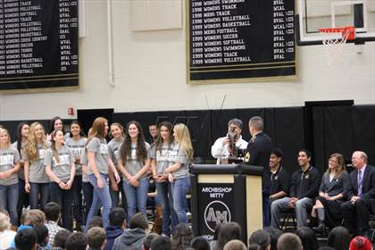 Thumbnail 3 in Archbishop Mitty TOC Ceremony photogallery.