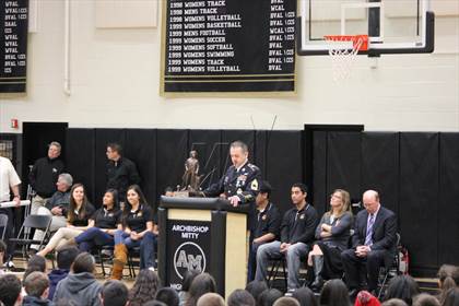 Thumbnail 3 in Archbishop Mitty TOC Ceremony photogallery.