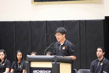 Thumbnail 3 in Archbishop Mitty TOC Ceremony photogallery.