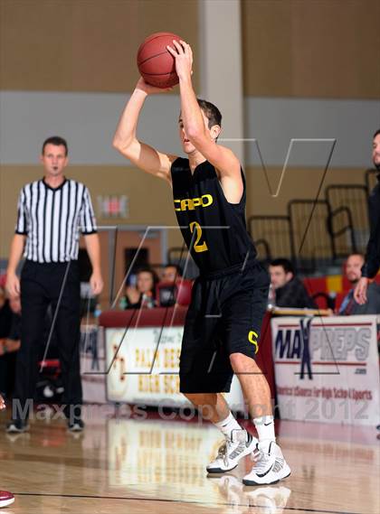 Thumbnail 3 in Downey vs. Capistrano Valley (MaxPreps Holiday Classic) photogallery.
