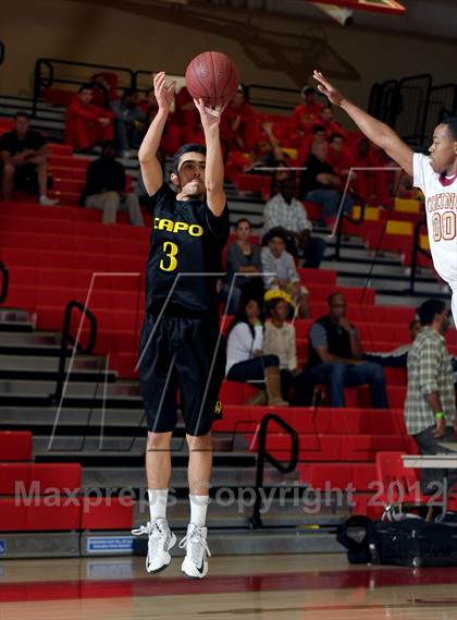 Thumbnail 1 in Downey vs. Capistrano Valley (MaxPreps Holiday Classic) photogallery.