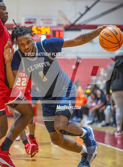 Thumbnail 1 in E.E. Smith vs Seventy-First (Cumberland County Schools Holiday Classic Tournament) photogallery.