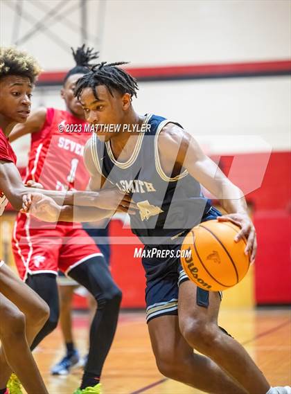 Thumbnail 1 in E.E. Smith vs Seventy-First (Cumberland County Schools Holiday Classic Tournament) photogallery.