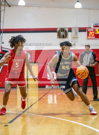 Thumbnail 1 in E.E. Smith vs Seventy-First (Cumberland County Schools Holiday Classic Tournament) photogallery.