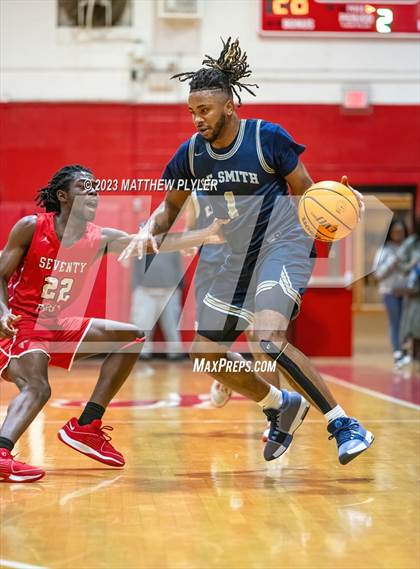 Thumbnail 1 in E.E. Smith vs Seventy-First (Cumberland County Schools Holiday Classic Tournament) photogallery.