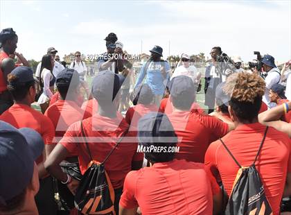Thumbnail 3 in Mater Dei vs. Mission Viejo (Battle at the Beach 7-on-7) photogallery.