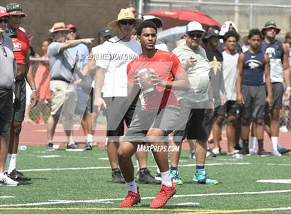 Thumbnail 1 in Mater Dei vs. Mission Viejo (Battle at the Beach 7-on-7) photogallery.