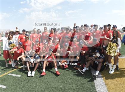 Thumbnail 2 in Mater Dei vs. Mission Viejo (Battle at the Beach 7-on-7) photogallery.