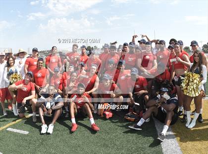 Thumbnail 1 in Mater Dei vs. Mission Viejo (Battle at the Beach 7-on-7) photogallery.