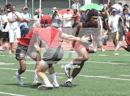Thumbnail 2 in Mater Dei vs. Mission Viejo (Battle at the Beach 7-on-7) photogallery.