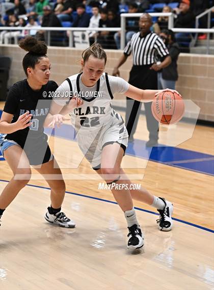 Thumbnail 1 in Clark vs Harlan (UIL 6A Region 4 Regional Semifinal) photogallery.