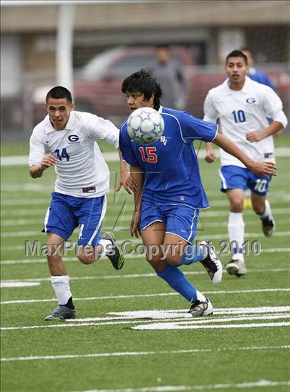 Thumbnail 2 in Grand Prairie vs. Bowie (Martin Invitational Soccer Tournament)) photogallery.