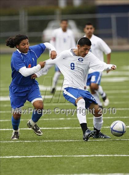Thumbnail 1 in Grand Prairie vs. Bowie (Martin Invitational Soccer Tournament)) photogallery.