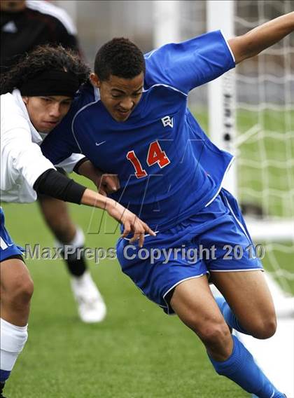 Thumbnail 1 in Grand Prairie vs. Bowie (Martin Invitational Soccer Tournament)) photogallery.
