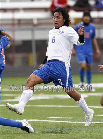 Thumbnail 1 in Grand Prairie vs. Bowie (Martin Invitational Soccer Tournament)) photogallery.