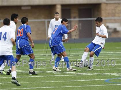 Thumbnail 1 in Grand Prairie vs. Bowie (Martin Invitational Soccer Tournament)) photogallery.
