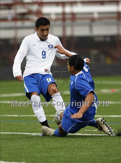 Thumbnail 3 in Grand Prairie vs. Bowie (Martin Invitational Soccer Tournament)) photogallery.