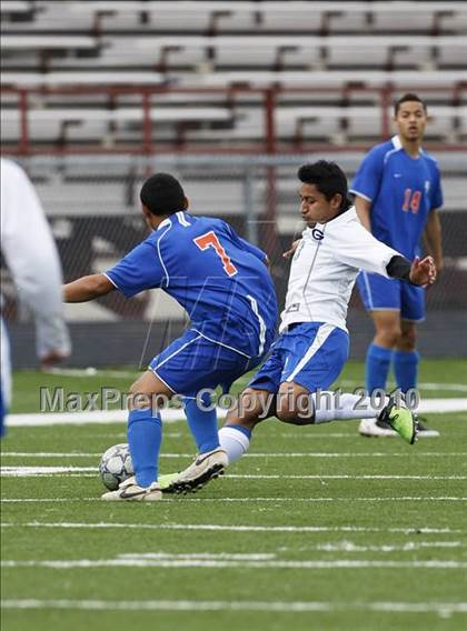 Thumbnail 1 in Grand Prairie vs. Bowie (Martin Invitational Soccer Tournament)) photogallery.