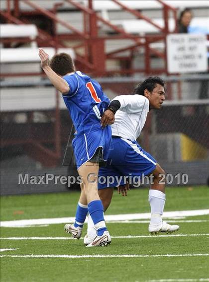 Thumbnail 1 in Grand Prairie vs. Bowie (Martin Invitational Soccer Tournament)) photogallery.
