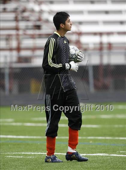 Thumbnail 1 in Grand Prairie vs. Bowie (Martin Invitational Soccer Tournament)) photogallery.