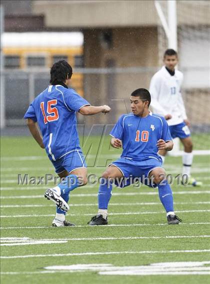 Thumbnail 1 in Grand Prairie vs. Bowie (Martin Invitational Soccer Tournament)) photogallery.