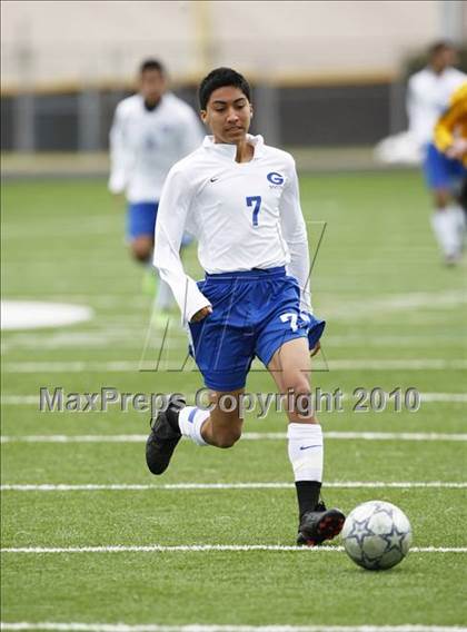 Thumbnail 1 in Grand Prairie vs. Bowie (Martin Invitational Soccer Tournament)) photogallery.