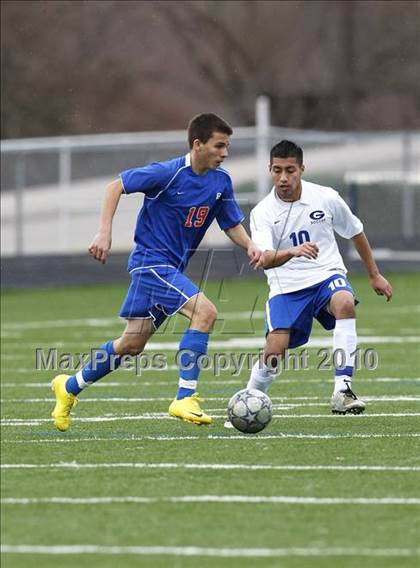 Thumbnail 1 in Grand Prairie vs. Bowie (Martin Invitational Soccer Tournament)) photogallery.