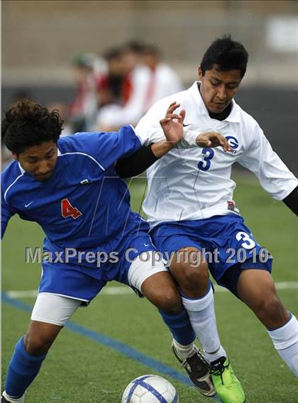 Thumbnail 2 in Grand Prairie vs. Bowie (Martin Invitational Soccer Tournament)) photogallery.