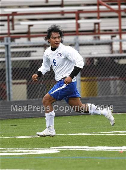 Thumbnail 1 in Grand Prairie vs. Bowie (Martin Invitational Soccer Tournament)) photogallery.