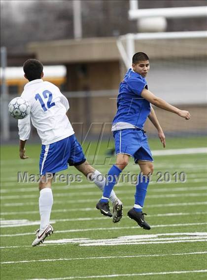 Thumbnail 2 in Grand Prairie vs. Bowie (Martin Invitational Soccer Tournament)) photogallery.