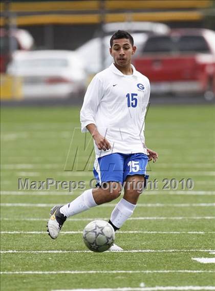 Thumbnail 1 in Grand Prairie vs. Bowie (Martin Invitational Soccer Tournament)) photogallery.