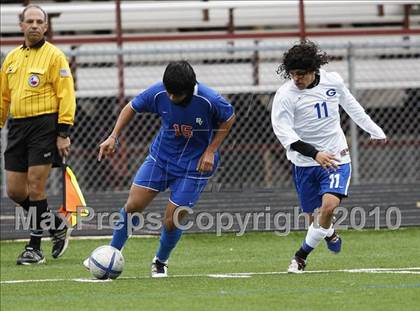 Thumbnail 1 in Grand Prairie vs. Bowie (Martin Invitational Soccer Tournament)) photogallery.