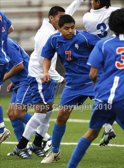 Thumbnail 3 in Grand Prairie vs. Bowie (Martin Invitational Soccer Tournament)) photogallery.