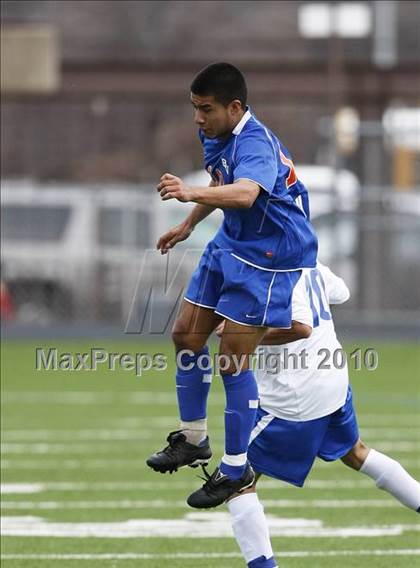 Thumbnail 1 in Grand Prairie vs. Bowie (Martin Invitational Soccer Tournament)) photogallery.