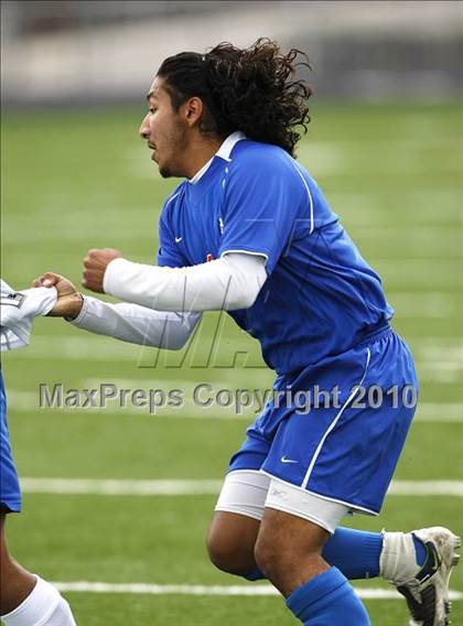 Thumbnail 1 in Grand Prairie vs. Bowie (Martin Invitational Soccer Tournament)) photogallery.