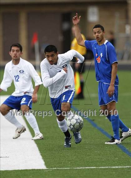 Thumbnail 1 in Grand Prairie vs. Bowie (Martin Invitational Soccer Tournament)) photogallery.