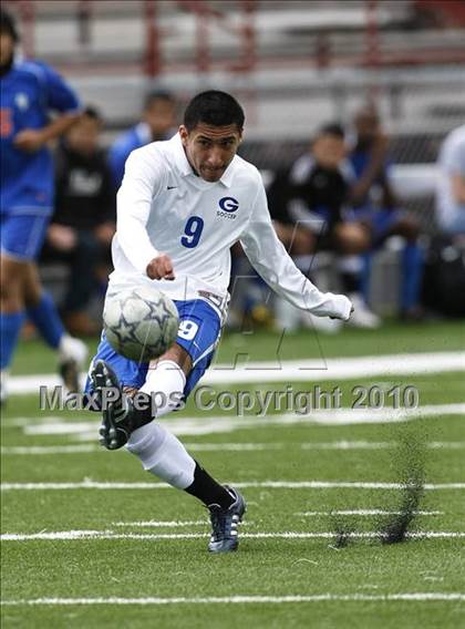 Thumbnail 2 in Grand Prairie vs. Bowie (Martin Invitational Soccer Tournament)) photogallery.