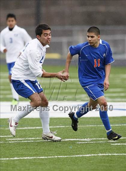 Thumbnail 1 in Grand Prairie vs. Bowie (Martin Invitational Soccer Tournament)) photogallery.