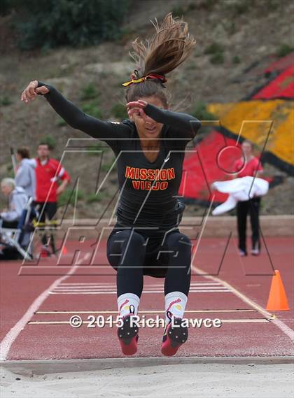 Thumbnail 2 in Orange County Track & Field Championships (Girls Long Jump) photogallery.