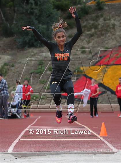 Thumbnail 1 in Orange County Track & Field Championships (Girls Long Jump) photogallery.