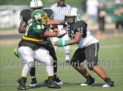 Thumbnail 1 in Madison vs. Central (Florida vs. Texas Football Showcase) photogallery.